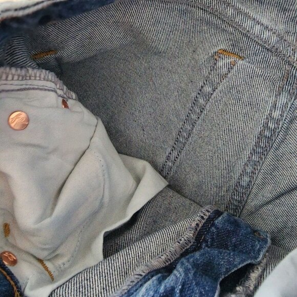 We The Free Distressed Skinny Jeans 25 Fringe - Picture 9 of 9